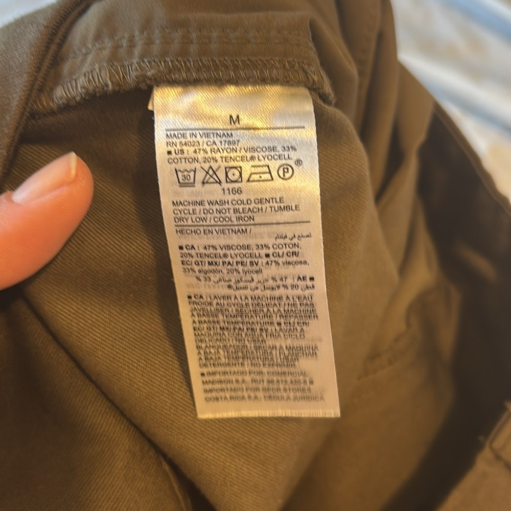 Olive Old Navy Cargo Trousers - Picture 5 of 6
